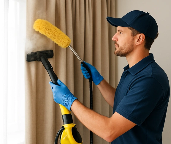 Trusted residential curtain cleaning technician Matty Curtain Cleaning lysterfield-vic QLD